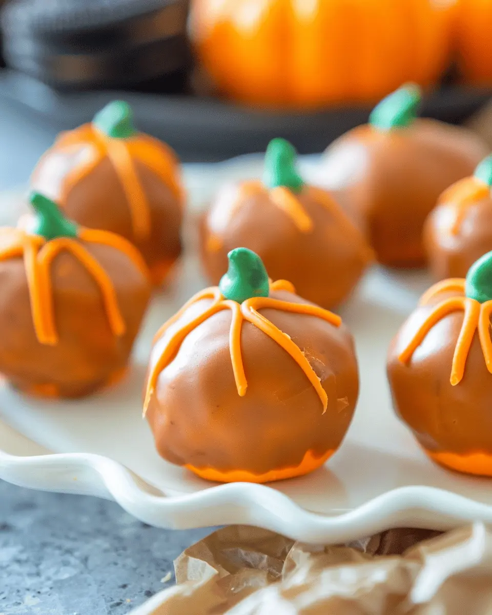 Easy Halloween food ideas: Indulgent Pumpkin Oreo Balls Recipe