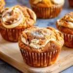 Pumpkin Cream Cheese Muffins