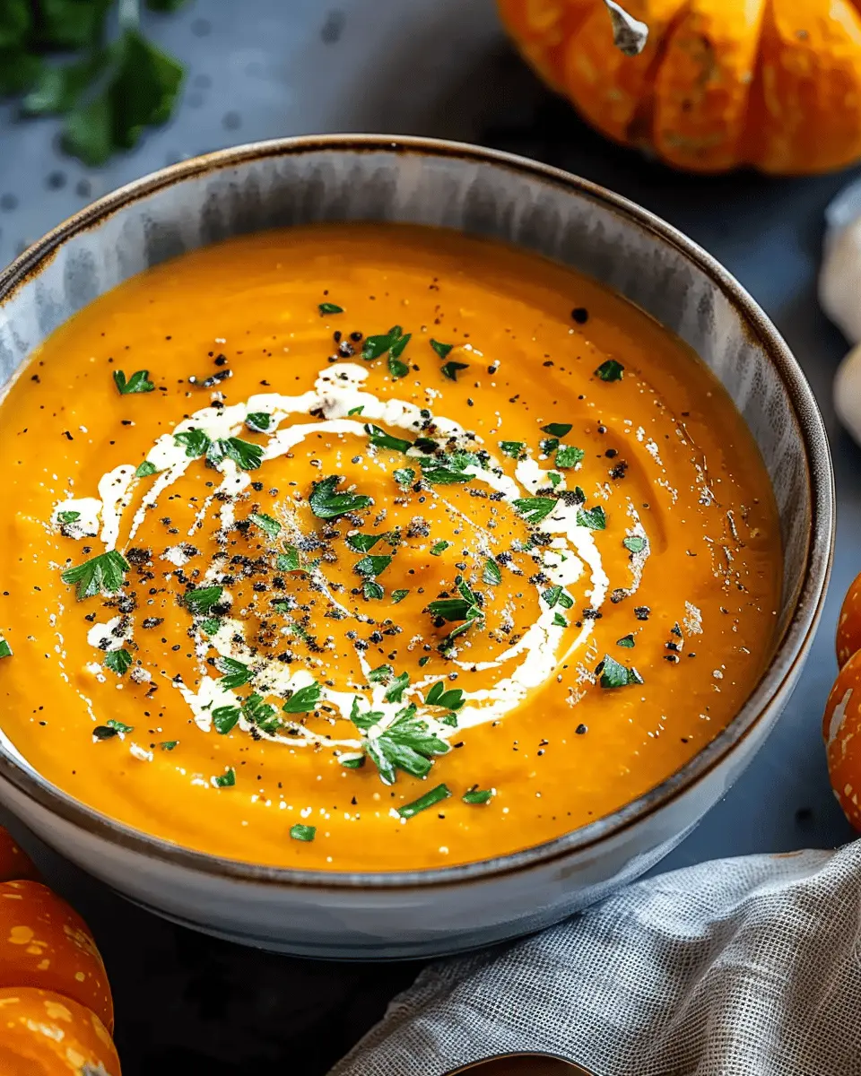 Pumpkin Soup: The Best Creamy Recipe with Turkey Bacon Flavor
