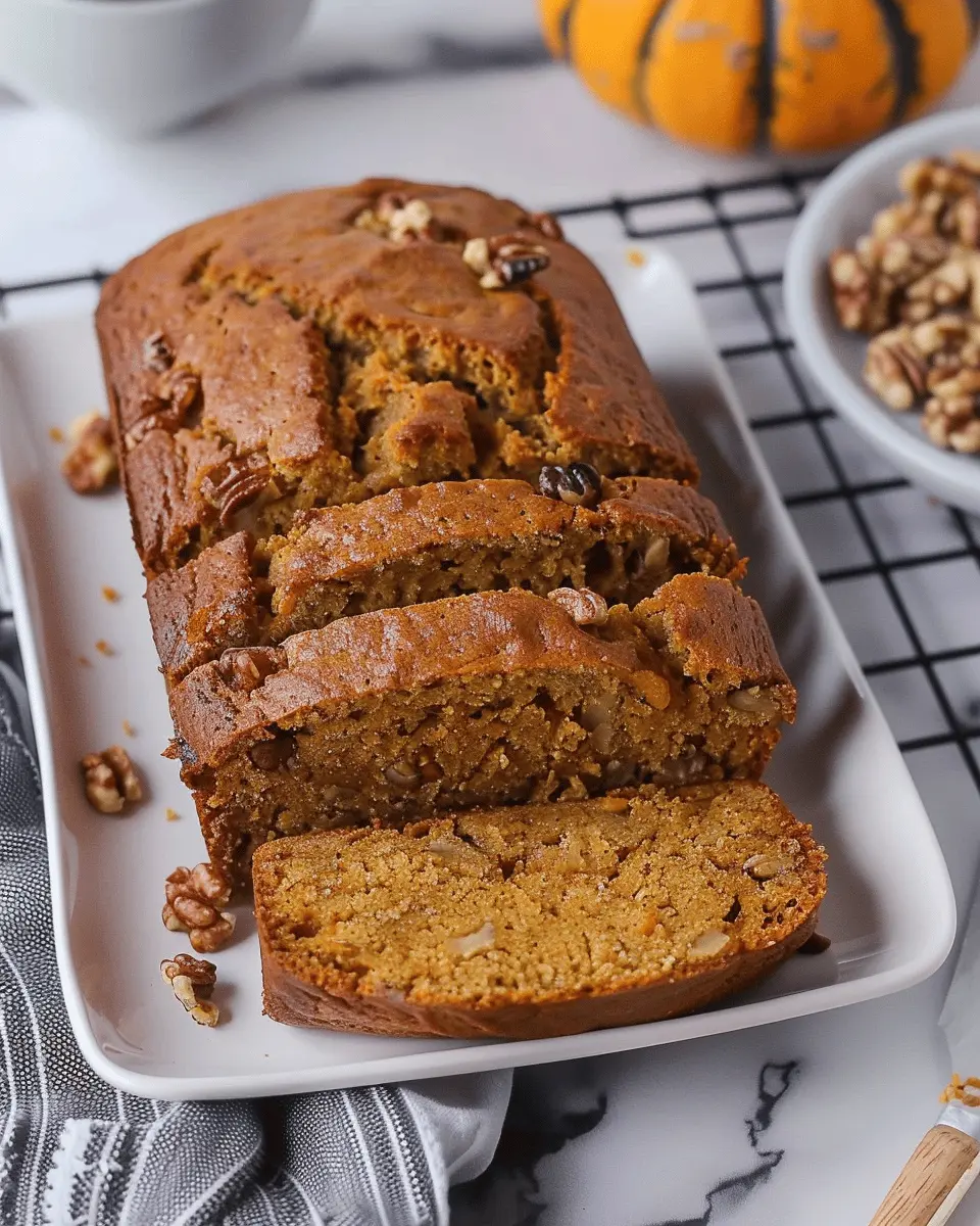 Best Pumpkin Bread Recipe: Easy One Bowl Pumpkin Walnut Bread