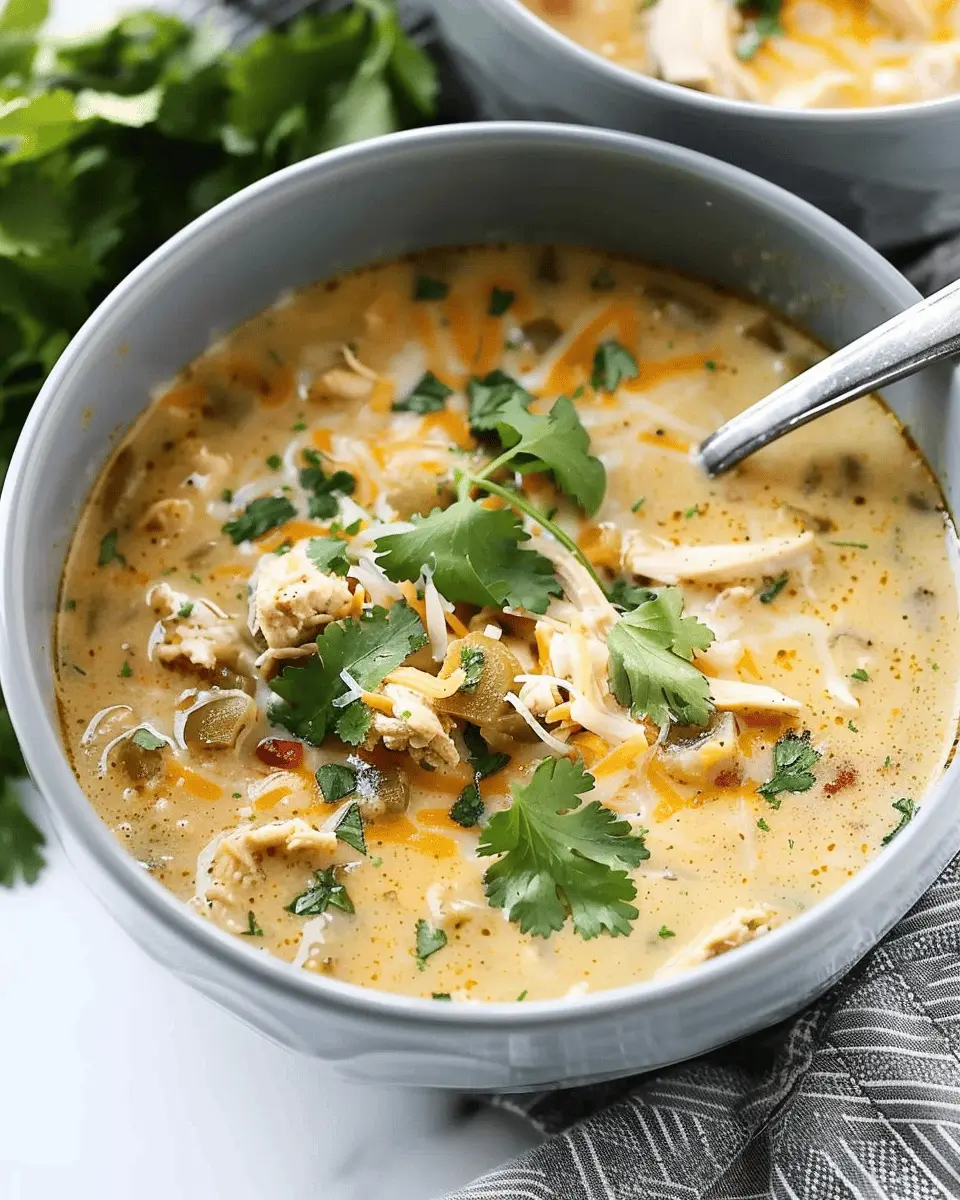 Easy Soup Recipes: Delicious Green Chile Chicken Enchilada Soup