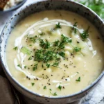 easy soup recipes : Creamy Leek and Potato Soup