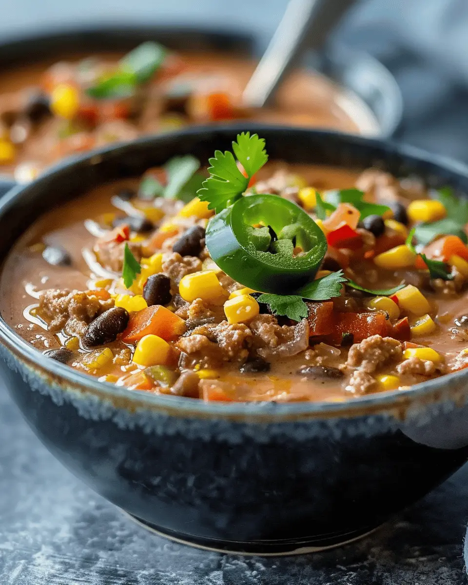 Easy Soup Recipes: High Protein Creamy Taco Soup Your Family Will Love