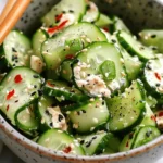 Easy Summer Meals Ideas : Easy California Roll Cucumber Salad