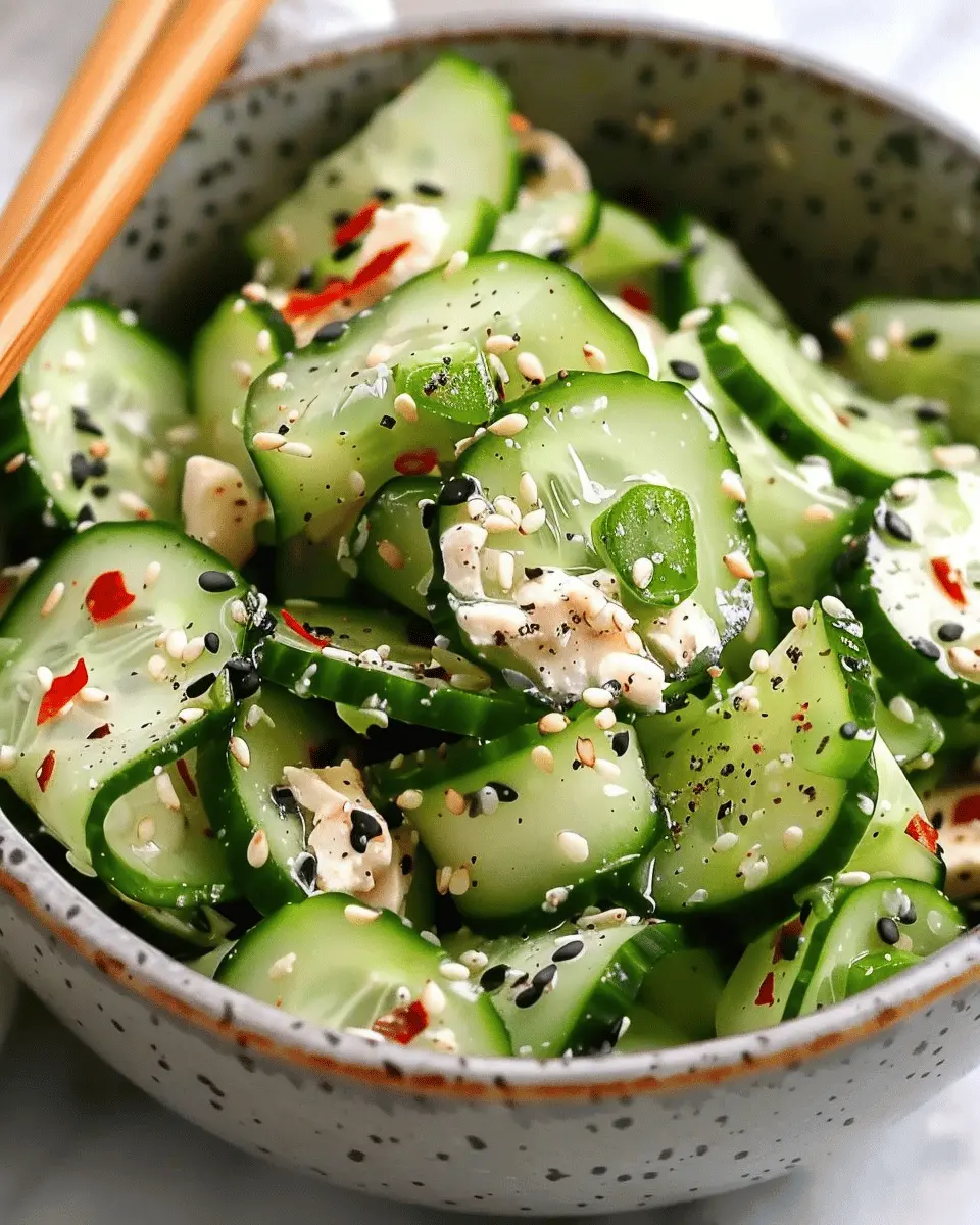 Easy Summer Meals Ideas: Refreshing California Roll Cucumber Salad