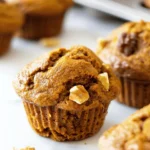Pumpkin Protein Muffins (Gluten Free, Dairy Free)