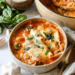 easy soup recipes : Easy Creamy Lasagna Soup