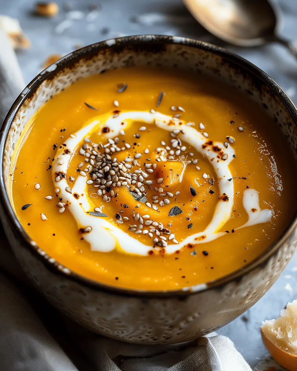 Easy Soup Recipes: Creamy Butternut Squash Soup with Turkey Bacon