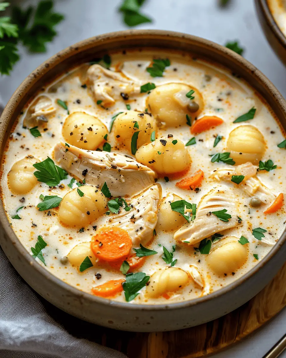 easy soup recipes: Heartwarming Chicken Gnocchi Soup to Savor