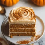 Pumpkin Layer Cake with Brown Sugar and Cinnamon Cream Cheese Frosting