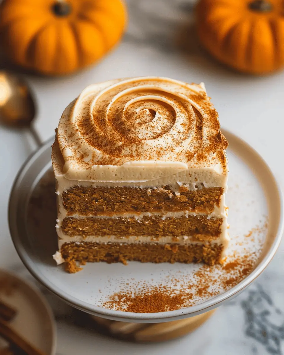 Pumpkin Layer Cake: Indulgent Brown Sugar Cinnamon Cream Cheese Frosting