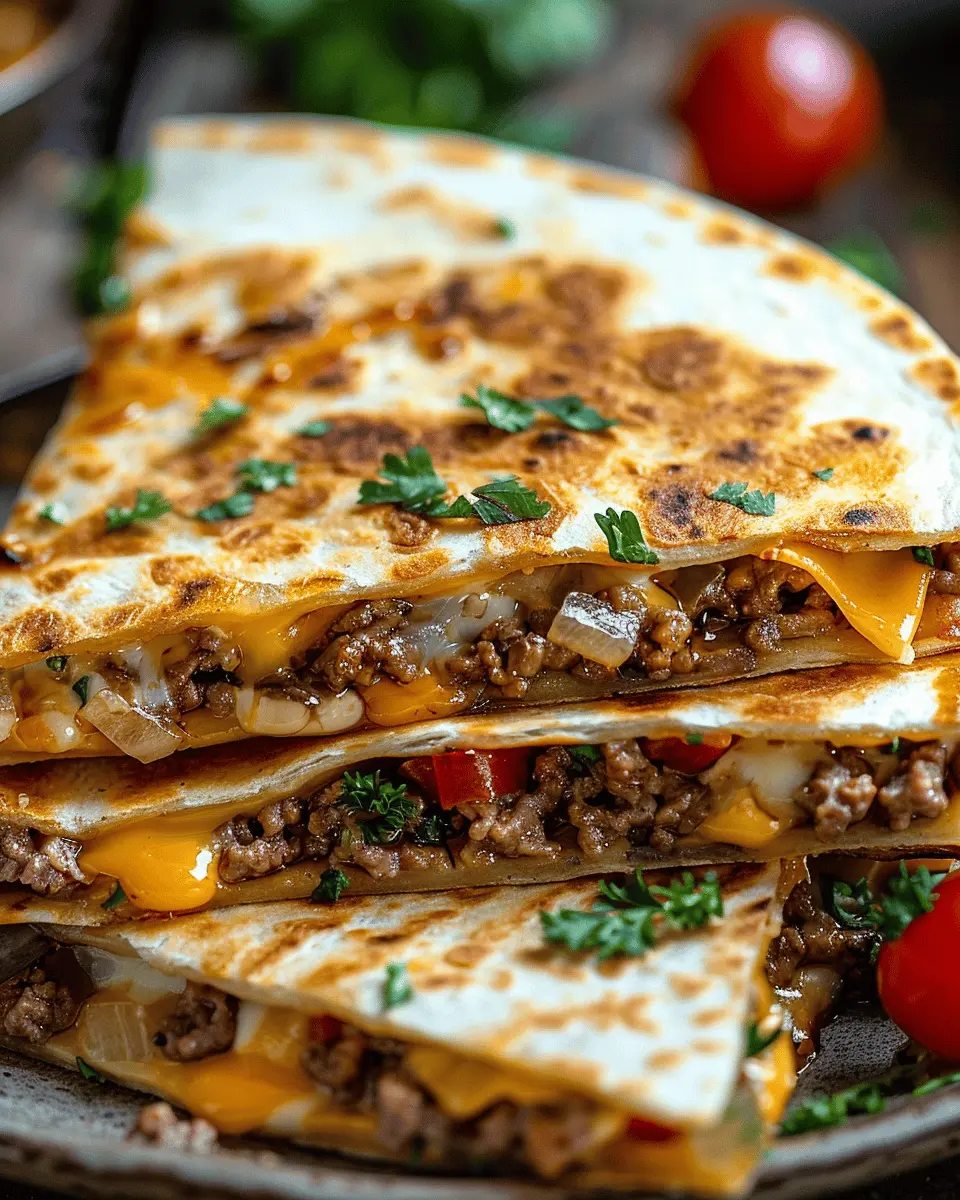 Easy Summer Meals Ideas: Indulgent Smashburger Quesadillas