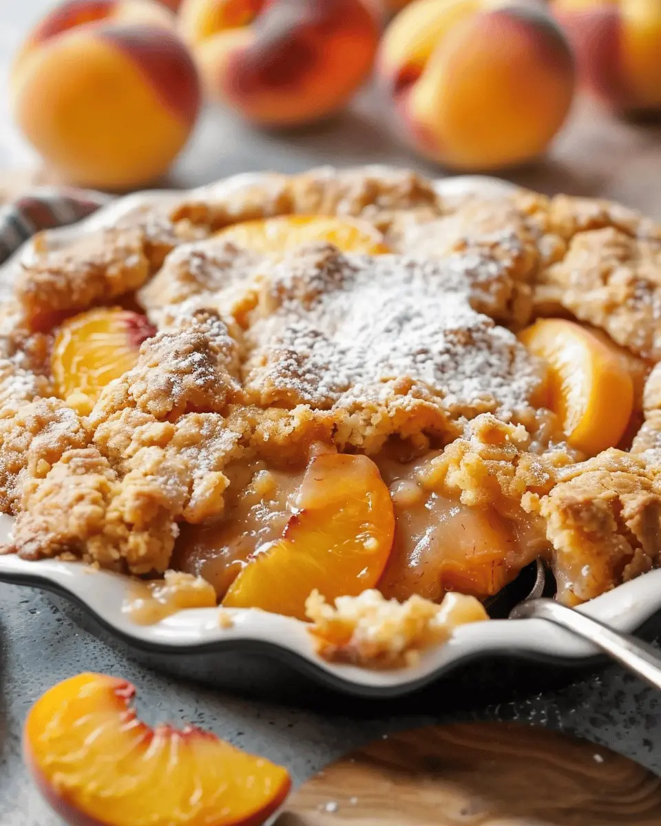Easy Summer Meals Ideas: Indulgent Classic Southern Peach Cobbler Recipe