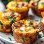 Loaded Bacon And Egg Hash Brown Muffins