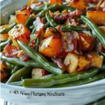 Sweet potato recipes : Country Ranch Green Beans ‘n Potatoes with Bacon