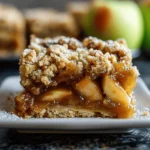 Easy Summer Meals Ideas : Salted Caramel Apple Crumble Bars Fall Treat: Get Addicted in 45 Min