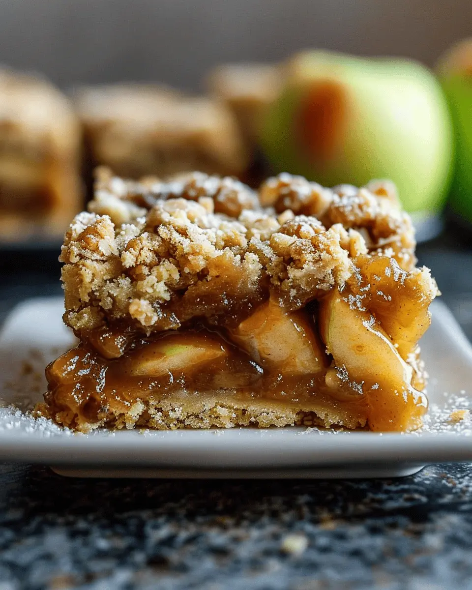 Easy Summer Meals Ideas: Indulgent Salted Caramel Apple Crumble Bars