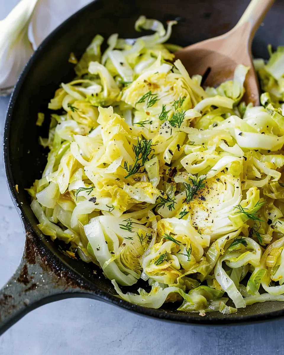 Easy Side Dishes: Delightfully Perfect Sautéed Cabbage with Turkey Bacon