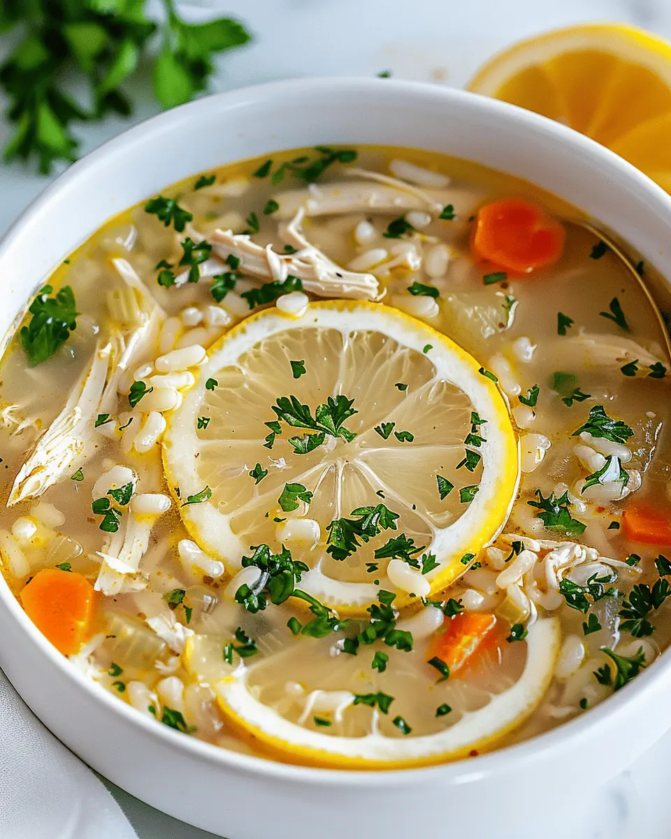 Easy Soup Recipes: Comforting Crockpot Lemon Chicken Soup Delight