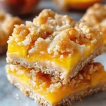 Easy Summer Meals Ideas : Heavenly Summer Peach Bars