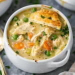 easy soup recipes : Chicken Pot Pie Soup