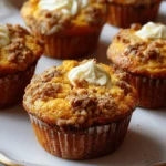 Pumpkin Cheesecake Muffins