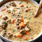 easy soup recipes : Cheeseburger Soup