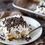 Cannoli Poke Cake