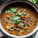 easy soup recipes : Crockpot Black Bean Soup
