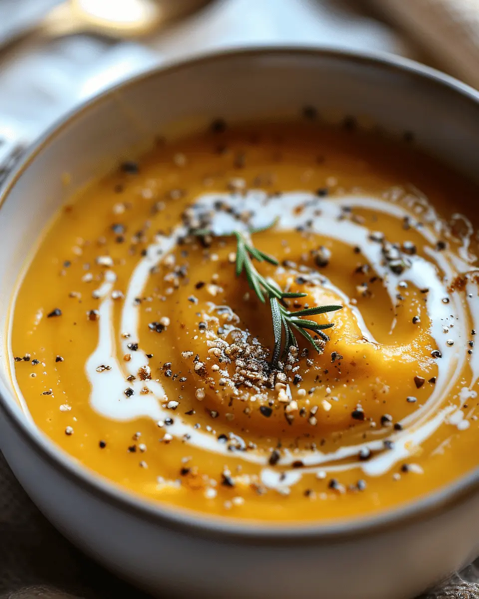 Easy Soup Recipes: Creamy Butternut Squash Soup with Turkey Bacon