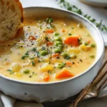 easy soup recipes : One-Pot Creamy Vegetable Soup