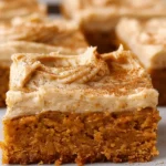 quick recipe ideas : Pumpkin Bars with Brown Sugar Frosting