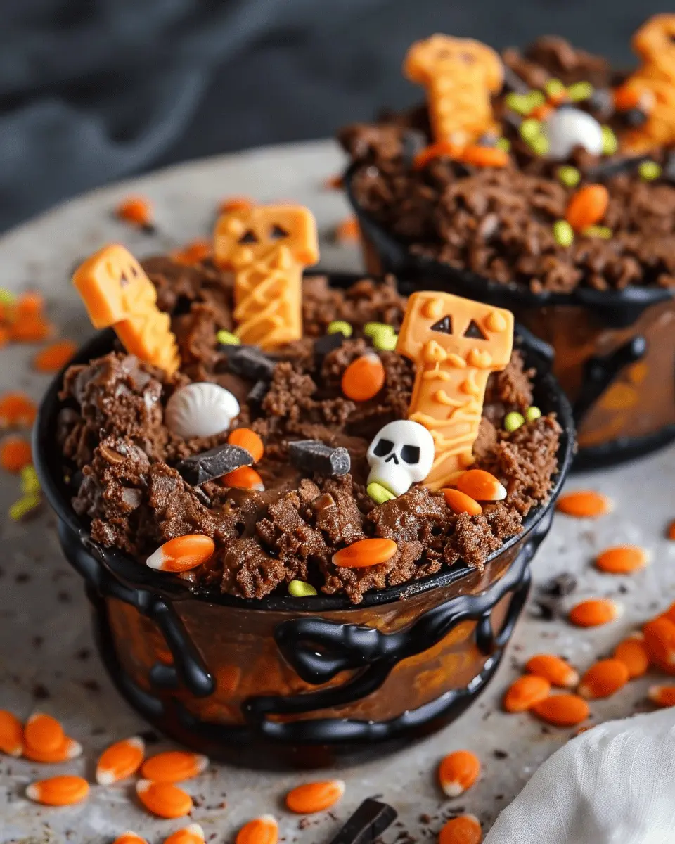 Easy Halloween Food Ideas: Indulgent Graveyard Dip Recipe