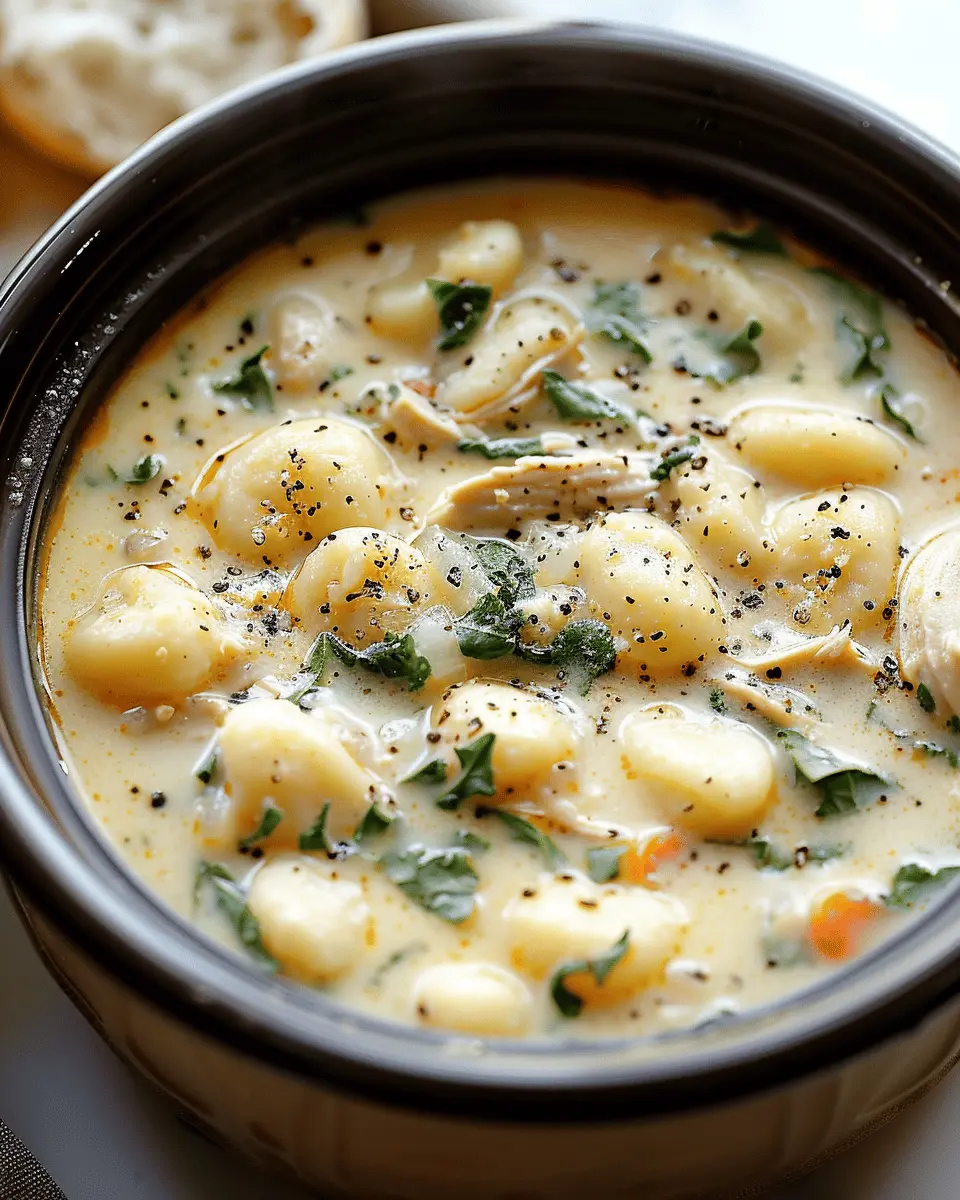 Easy Soup Recipes: Comforting Crockpot Chicken Gnocchi Soup