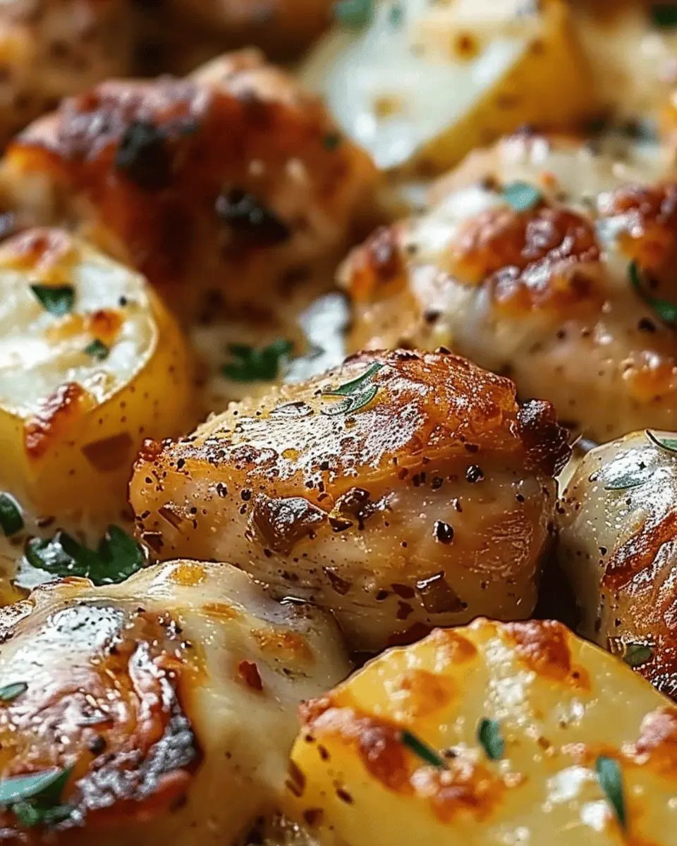 Easy Summer Meals Ideas: Irresistible Garlic Parmesan Crockpot Chicken and Potatoes