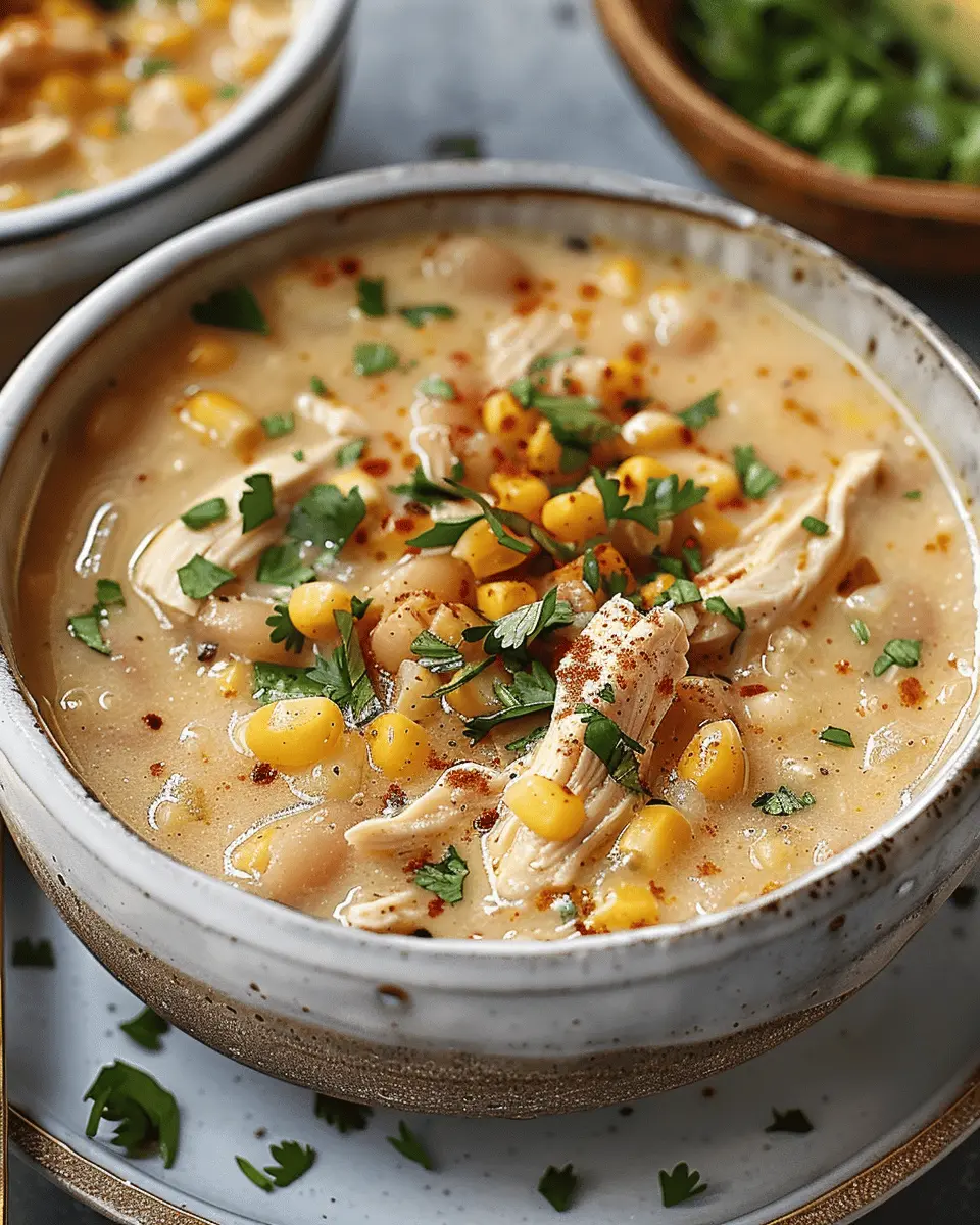 Mexican Street Corn White Chicken Chili: Easy Comfort Food Delight