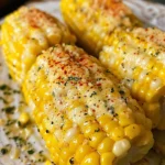 Easy SIDE DISHES : Garlic Parmesan Corn On The Cob