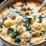 easy soup recipes : Italian Sausage and Kale Gnocchi Soup