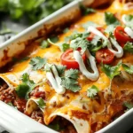Easy Summer Meals Ideas : Easy Ground Beef Enchiladas