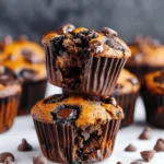 Best Simple Pumpkin muffins : Double Chocolate Pumpkin Muffins