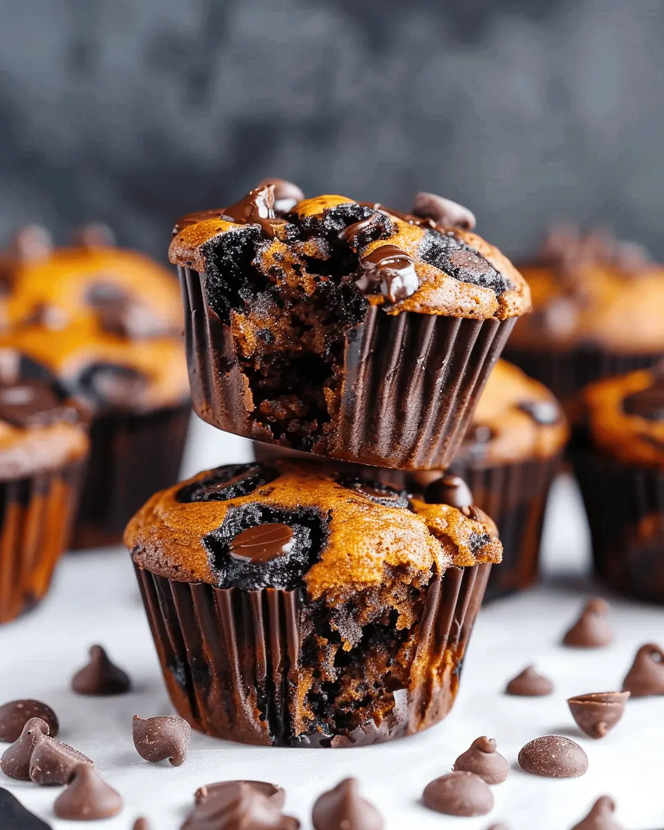 Best Simple Pumpkin Muffins: Indulgent Double Chocolate Delight