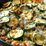 Low Carb Recipes : Ground Turkey and Zucchini Skillet