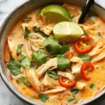 easy soup recipes : Easy Thai Chicken Curry Soup