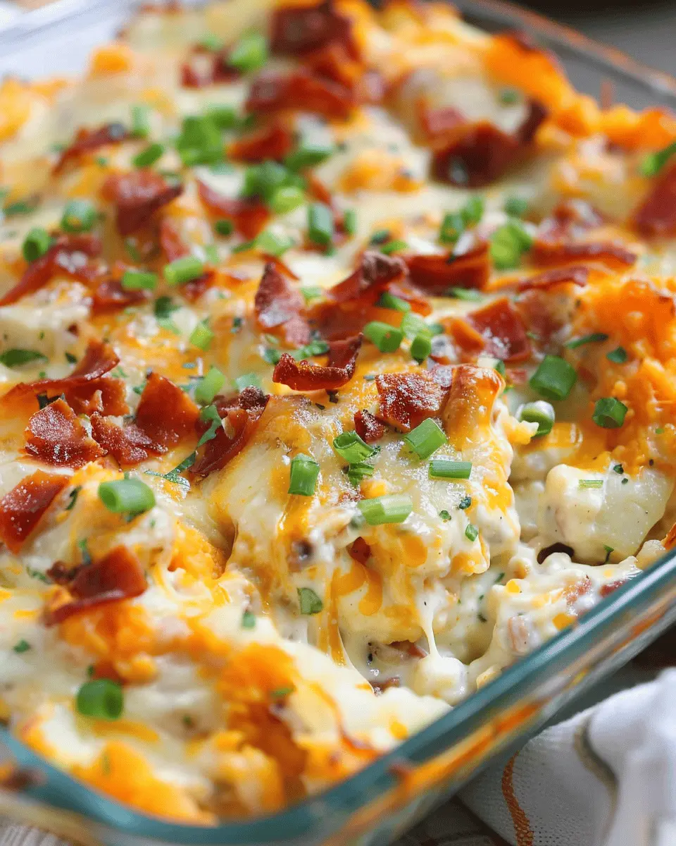Sweet Potato Recipes: Indulgent Loaded Baked Potato Casserole