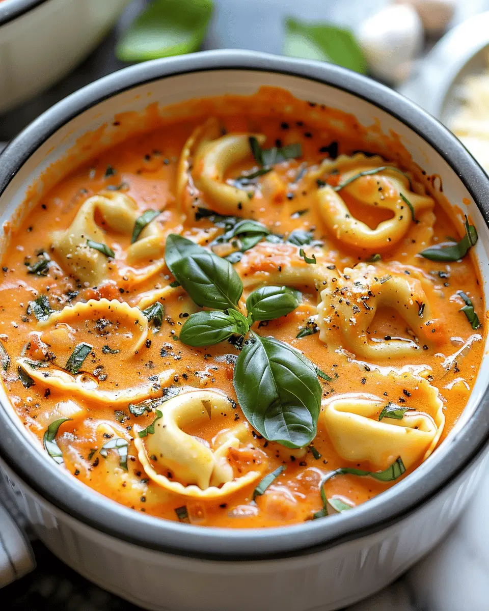 Easy Soup Recipes: Cozy Up with Crockpot Creamy Tomato Tortellini Soup