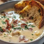 easy soup recipes : Creamy Reuben Soup: A Delicious Twist on a Classic