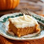 quick recipe ideas : Pumpkin Bars with Cream Cheese Frosting