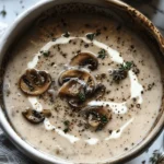 easy soup recipes : Creamy Mushroom Soup