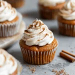 Easy Pumpkin Cupcakes with Cream Cheese Frosting