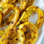 Easy SIDE DISHES : Roasted Delicata Squash